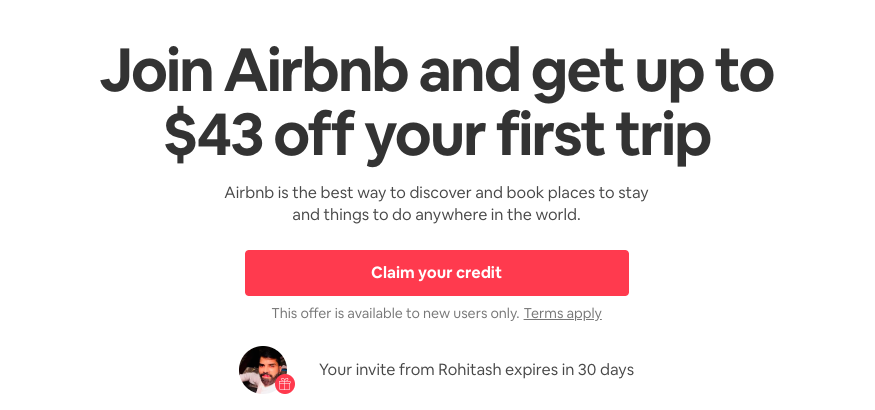Airbnb First Booking Coupon Code