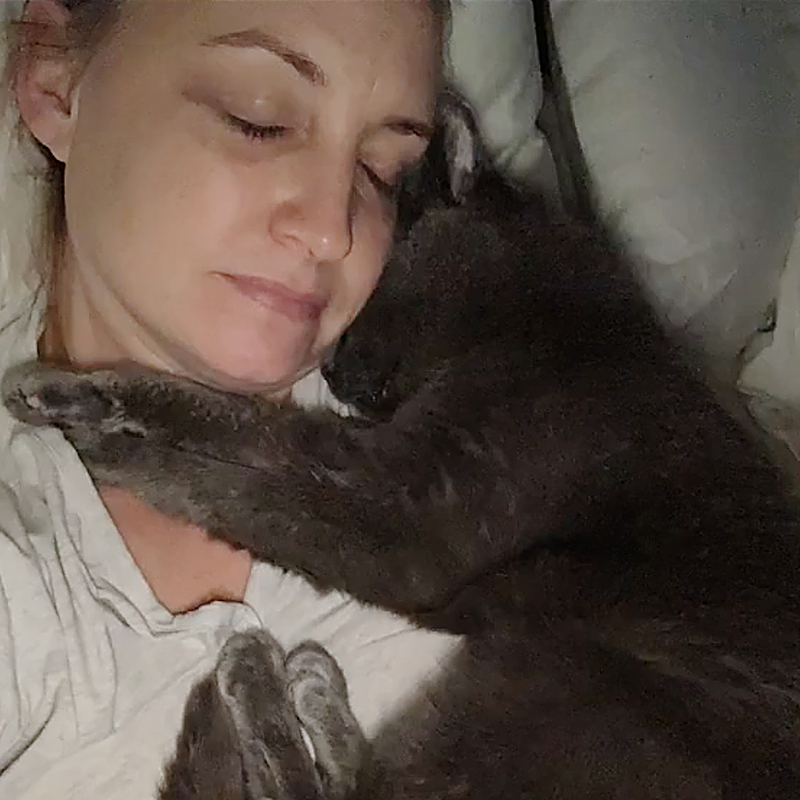 Mom Tells Heartbreaking Love Story After Taking Home Cat Bruiser From