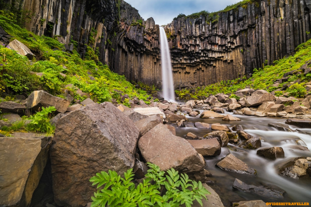 Svartifoss Waterfall 