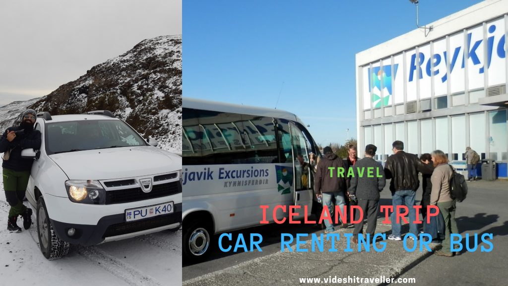 iceland car renting or bus travelling